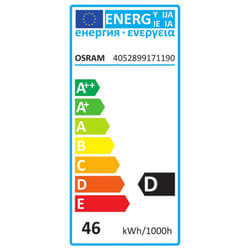 Osram Classic R63 Halogen-Lamp, Warm White, E27, 46 W, Pack of 2