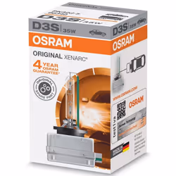 OSRAM XENARC ORIGINAL D3S HID, xenon headlight bulb, 66430, folding carton box (1 piece)