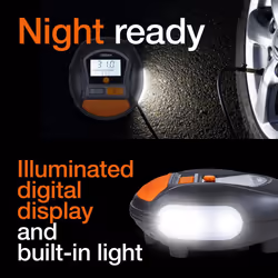 OSRAM TYREinflate 1000 OTI1000 Air compressor 6,9 cigarette lighter powered, portable, digital