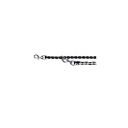 Trixie 14361 Cavo V-Leads, L-XL: 2 m/ 18 mm, Black/Silver