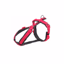 Trixie Premium Trekking Y Shaped Dog Harness - Fuchsia/Graphite, Medium