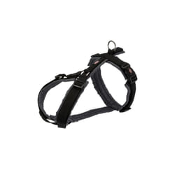 Trixie Premium Trekking Y Shaped Dog Harness - Black/Graphite, M-L