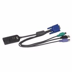 HPE 414619-001, USB, PS/2, USB, PS/2, VGA, Black, 1x VGA, 2x PS2, 1x USB2.0