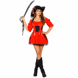Sexy pirate woman costume - Small
