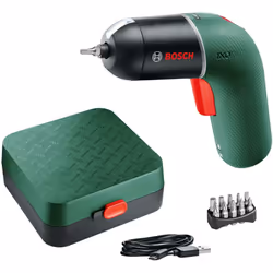 Bosch 06039C7170 Cordless Screwdriver IXO (6th Generation, green, variable SPEED CONTROL, rechargeable with micro USB-cable, ...