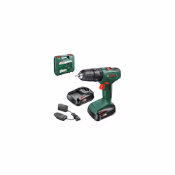 Bosch Home and Garden Cordless Combi Drill EasyImpact 18V-40 (2 batteries, 18 Volt System, in carrying case)