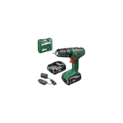 Bosch Home and Garden Cordless Combi Drill EasyImpact 18V-40 (2 batteries, 18 Volt System, in carrying case)