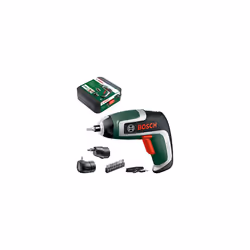 Bosch Home and Garden Compact Cordless Screwdriver IXO (7th Generation; 3.6V; 2.0Ah; 5.5Nm; Set incl. Angle-Screw and Off-Set ...
