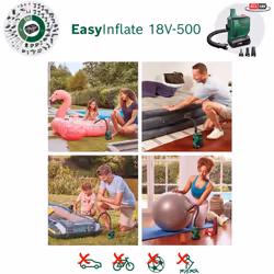 BOSCH Easy Inflate/Deflate 18V-500 Cordless Volume Air Pump (Batter