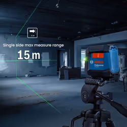 Bosch Laser Level Green Gll50G 2 Lines Level Ip55 15M Self-Leveling Horizontal & Vertical Cross Super Powerful Measuring Tools