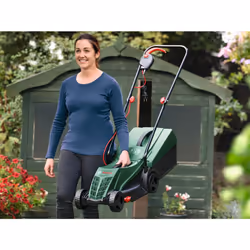 Corded Lawnmower EasyRotak 32-225 (230 V, Cutting Width: 32 cm, 31-Litre Grass Box, Suitable for Quick and Easy Mowing with Tidy Edges)