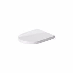 Duravit Starck, soft close seat, Urea thermoset lid, Toilet cover with stainless steel hinges, Duroplast, white, Länge: 45,8 ...