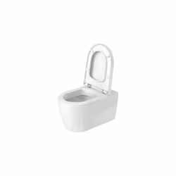 Duravit Starck, soft close seat, Urea thermoset lid, Toilet cover with stainless steel hinges, Duroplast, white, LÃ¤nge: 45,8 cm