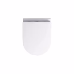 Duravit toilet seat Me by Starck (compact), soft close toilet seat, Urea thermoset toilet lid, Toilet cover with stainless steel hinges - Additional view 10