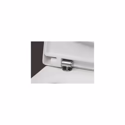 Duravit toilet seat Me by Starck (compact), soft close toilet seat, Urea thermoset toilet lid, Toilet cover with stainless steel hinges