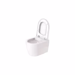 Duravit toilet seat Me by Starck (compact), soft close toilet seat, Urea thermoset toilet lid, Toilet cover with stainless steel hinges - Additional view 5