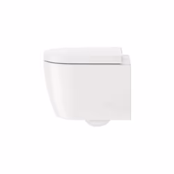 Duravit toilet seat Me by Starck (compact), soft close toilet seat, Urea thermoset toilet lid, Toilet cover with stainless steel hinges - Additional view 6