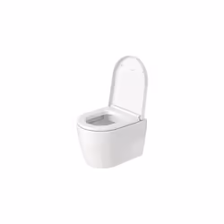 Duravit toilet seat Me by Starck (compact), soft close toilet seat, Urea thermoset toilet lid, Toilet cover with stainless steel hinges - Additional view 7