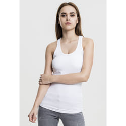 Urban Classics Ladies Jersey Tank top Scoop neck Sleeveless Cotton, Elastane
