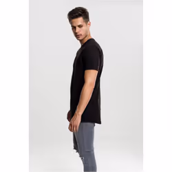 Urban Classics Shaped Long Tee T-shirt Crew neck Short sleeve Cotton - Additional view 2