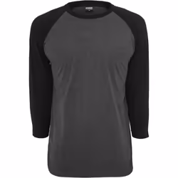 Urban Classics TB366, T-shirt, Adult, Male, Charcoal, Black, Monochromatic, M