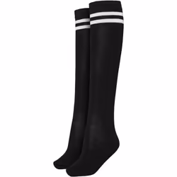 Urban Classics TB770 Female Knee socks Black, White 1 pair(s)