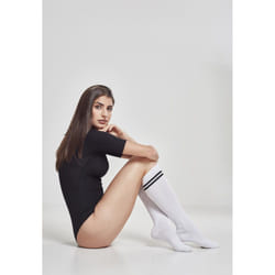 Urban Classics TB770 Female Knee socks Black, White 1 pair(s)