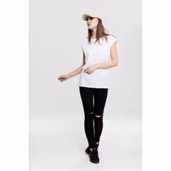 Urban Classics Ladies Extended Shoulder Tee T-shirt Scoop neck Short sleeve Cotton, Jersey - Additional view 5