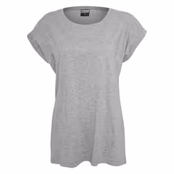 Urban Classics Ladies Extended Shoulder Tee T-shirt Scoop neck Short sleeve Cotton, Jersey - Additional view 6