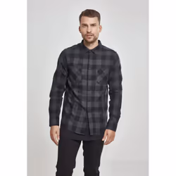 Urban Classics Checked Flanell Shirt Long sleeve Cotton