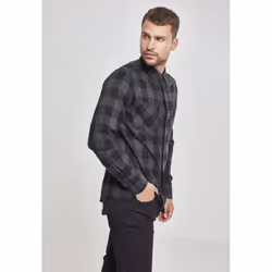 Urban Classics Checked Flanell Shirt Long sleeve Cotton - Additional view 6