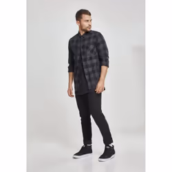 Urban Classics Checked Flanell Shirt Long sleeve Cotton - Additional view 7