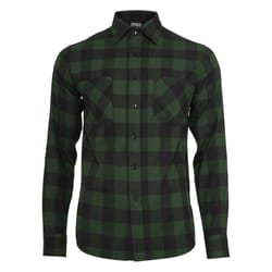 Urban Classics Checked Flanell Shirt Long sleeve Cotton