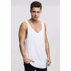 Urban Classics TB964, Tank top, Adult, Male, White, Monochromatic, XL
