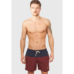 Urban Classics TB1026 Swim boxers Burgundy, Navy