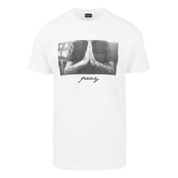 Mister Tee Pray T-shirt Round collar Short sleeve Cotton