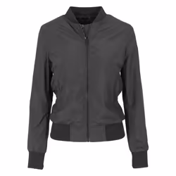 Urban Classics TB1217, Windbreaker coat, Female, Adult, 2 pockets, Polyester, Black