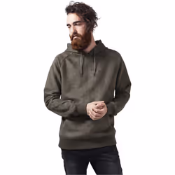 Urban Classics TB1393, Adult, Male, Hoodie, Olive, Short sleeve, Monochromatic