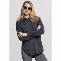 Urban Classics TB1308, Adult, Female, Hoodie, Charcoal, Short sleeve, Monochromatic