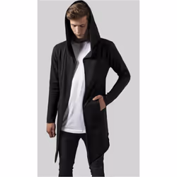 Urban Classics TB1389, Adult, Male, Cardigan, Charcoal, Short sleeve, Monochromatic