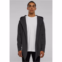 Urban Classics TB1389, Adult, Male, Cardigan, Charcoal, Long sleeve, Monochromatic