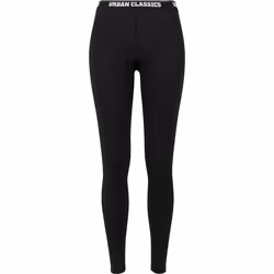 Urban Classics TB1492, M, Tight leggings, Female, Black, Adult, M, Cotton, Elastane
