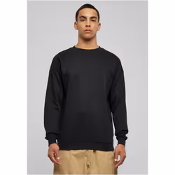 Urban Classics TB1591, Adult, Male, Sweatshirt, Black, Crew neck, Long sleeve