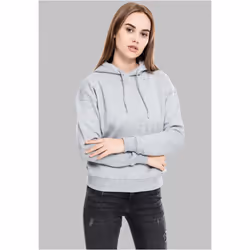 Urban Classics TB1524, Adult, Female, Hoodie, Grey, Long sleeve, Monochromatic