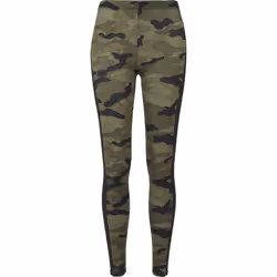 Urban Classics TB1530, Leggings, Female, Adult, Black, Khaki, woodcamo/blk, Pattern