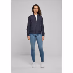 Urban Classics TB1217, Bomber, Female, Adult, 2 pockets, Polyester, Navy