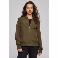 Urban Classics TB1217, Bomber, Female, Adult, 2 pockets, Polyester, Olive