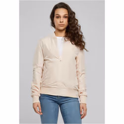 Urban Classics TB1217, Bomber, Female, Adult, 2 pockets, Polyester, Pink