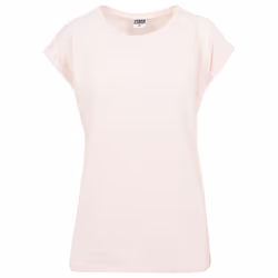 Urban Classics Ladies Extended Shoulder Tee T-shirt Scoop neck Short sleeve Cotton, Jersey - Additional view 6
