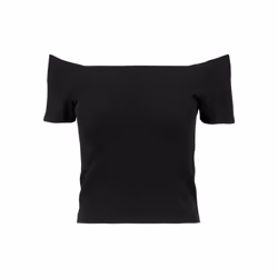 Urban Classics TB1500, Top (garment), Adult, Female, Black, Monochromatic, XL